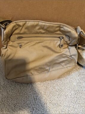 Coach Beige Messenger Crossbody Bag